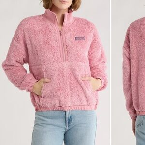 Vineyard vines Women's Pink Fleece Jacket